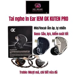 Tai nghe IEM nhét tai GK Kunten Pro | Gaming IEM HiFi | Driver KUN 2 10mm | Jack 3.5mm , Type-C - Hàng Chính Hãng 8