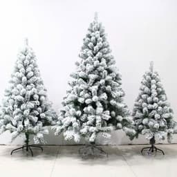 Cây Thông Noel Phủ Tuyết Trắng 12 Tán, Cây Thông Giáng Sinh Trang Trí Nhà Cửa Cửa Hàng, Size M5 M8 (có sỉ ) 6