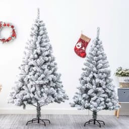 Cây Thông Noel Phủ Tuyết Trắng 12 Tán, Cây Thông Giáng Sinh Trang Trí Nhà Cửa Cửa Hàng, Size M5 M8 (có sỉ ) 3