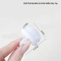 Nhẫn phủi bụi đa năng có nhẫn đeo tay,  chổi phủi làm nail Lông siêu mềm mượt kèm nhẫn đeo tay - Hoangquy.233 3