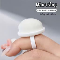 Nhẫn phủi bụi đa năng có nhẫn đeo tay,  chổi phủi làm nail Lông siêu mềm mượt kèm nhẫn đeo tay - Hoangquy.233 5