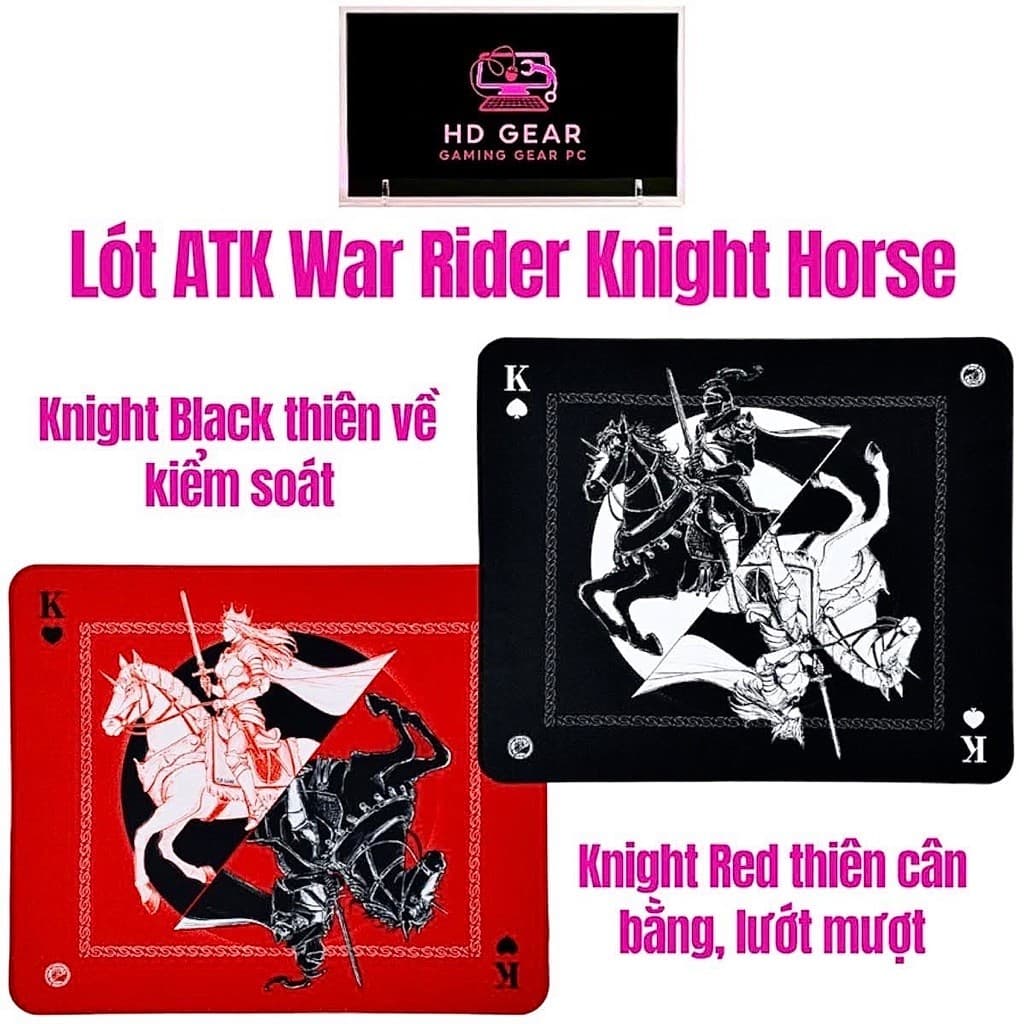 Lót chuột Mousepad Gaming ATK War Rider cho Game FPS CS2, Valorant, PUBG ( HD Gear Store)