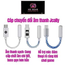 JCally JM6 Pro 2 Dongle DAC/AMP Đầu chuyển tai nghe chất lượng cao Type C to 3.5mm 1
