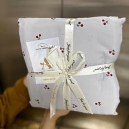 Bộ vỏ chăn ga cotton đũi in hoa 4 món,vỏ chăn có khoá kéo thích hợp dùng 4 mùa 5
