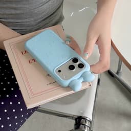 [SẴN HOẢ TỐC] Ốp Iphone 17 - 18 Pro / Pro Max silicon màu hồng charm nơ dễ thương in vân nổi tiểu thư cute 5