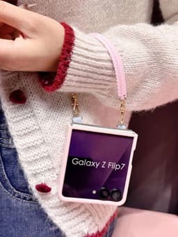 [SẴN HOẢ TỐC] Ốp ZFLIP 8 - Z FLIP 7 - Z FLIP6 - FLIP5 5G phủ da mịn hoạ tiết cún dachshund dễ thương kèm dây quai da tim 6