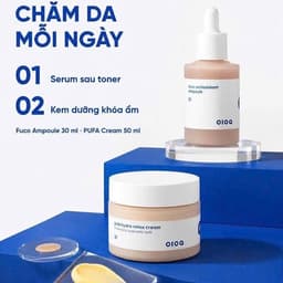 (ĐMN) OIOA - Bộ đôi Fuco Ampouel và PUFA Cream bộ đôi dưỡng ẩm, làm dịu và hỗ trợ hàng rào bảo vệ da 2