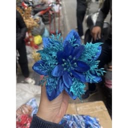 Hoa nhũ trạng nguyên trang trí oản Tết quà Tết - Bông trạng nguyên kép kim tuyến trang trí cây thông Noel - Xinh Decor 4