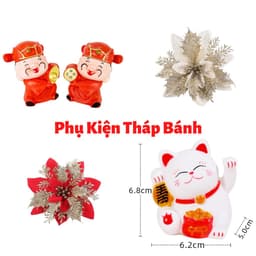 Phụ Kiện Dùng Cho Tháp Bánh, Tháp Bia, Oản Tài Lộc - Xinh Decor 1