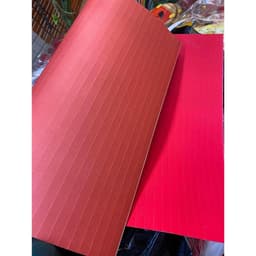 Combo 5-10 Giấy gấp quạt đỏ nhung trang trí, khổ 55x80cm, có nếp gấp sẵn hàng đẹp - Xinh Decor 3