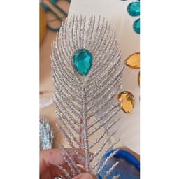 Đá giọt lệ gắn đuôi công - Đá gắn mắt công hàng đẹp - Xinh Decor 3