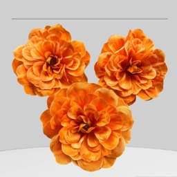 Combo 3 Đầu bông hoa hồng trà nhiều màu trang trí oản tài lộc, giỏ hoa quà hàng loại 1 - Xinh Decor 8