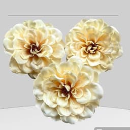 Combo 3 Đầu bông hoa hồng trà nhiều màu trang trí oản tài lộc, giỏ hoa quà hàng loại 1 - Xinh Decor 4
