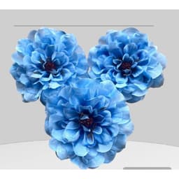 đầu bông hoa hồng trà, hoa lụa hoa giả trang trí oản tài lộc, giỏ hoa quà... - Xinh Decor 8