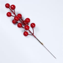Combo 10 Cành quả cherry (sơ ri) đào đông xốp trang trí oản tài lộc,giỏ quà bó hoa, vòng nguyệt quế - Xinh Decor 3