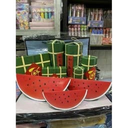 Combo 2 Cái (Bánh gói) Mô hình bánh chưng (trưng)  bánh tét (giò chả) trang trí hàng loại 1 - Xinh Decor 2