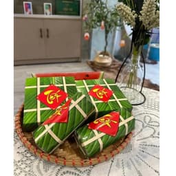 Combo 2 Cái (Bánh gói) Mô hình bánh chưng (trưng)  bánh tét (giò chả) trang trí hàng loại 1 - Xinh Decor 4