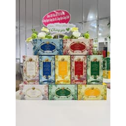 vỏ hộp trà trang trí giỏ quà tết - vỏ hộp chè "Maison Tea" mẫu mới 2027 - Xinh Decor 7