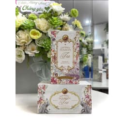 vỏ hộp trà trang trí giỏ quà tết - vỏ hộp chè "Maison Tea" mẫu mới 2027 - Xinh Decor 5