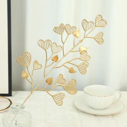 LẺ 3 nhánh rẻ quạt đồng,cành táo vàng,cành tim vàng dùng trang trí oản tài lộc,tháp bánh,tháp nước - Xinh Decor 4