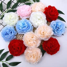 Sỉ đầu bông hoa trà MAO LƯƠNG 9cm  trang trí oản,hộp quà,trang trí mẹt tết.... - Xinh Decor 1