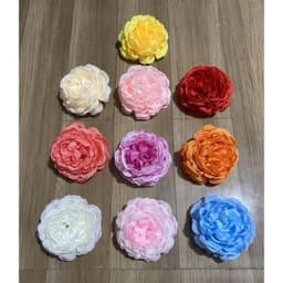 Sỉ đầu bông hoa trà MAO LƯƠNG 9cm  trang trí oản,hộp quà,trang trí mẹt tết.... - Xinh Decor 4