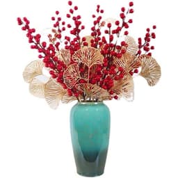Cành đào đông (cherry)12 nhánh (Loại cao cấp) trang trí Tết, trung thu - ảnh thật - Xinh Decor 4