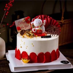 Combo 5 Mèo Thần Tài Vẫy Tay Trang Trí Bánh Kem, tháp oản, tháp bia.. hàng đẹp - Xinh Decor 2