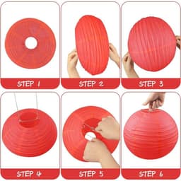 Đèn lồng giấy đỏ trang trí tết trung thu, sự kiện, lễ hội, khu du lịch, đền chùa giá rẻ nhiều kích thước - Xinh Decor 3