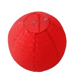 cầu giấy đỏ, lồng đèn vải, lồng đèn đỏ, quả cầu đỏ trang trí Tết, trung thu decor - Xinh Decor 8