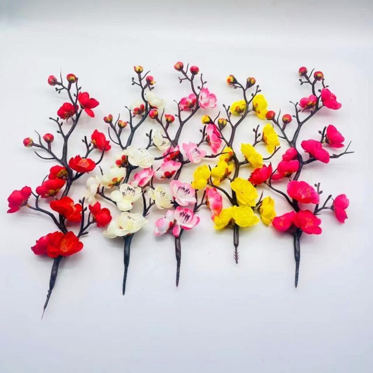 Cành đào cổ 30cm (hàng loại 1) trang trí oản,giỏ quà ,phụ kiện chụp ảnh,decor - Xinh Decor