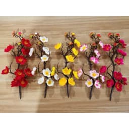 Cành đào cổ 30cm (hàng loại 1) trang trí oản,giỏ quà ,phụ kiện chụp ảnh,decor - Xinh Decor 8