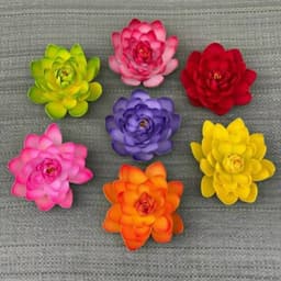 đầu bông hoa sen xốp rời trang trí,decor giỏ quà Tết - Xinh Decor 2