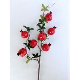 cành lựu trang trí 7 quả lớn đủ màu cắm bình decor trang trí lễ tết - Xinh Decor 9