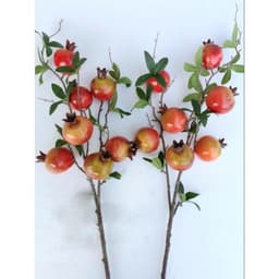 cành lựu trang trí 7 quả lớn đủ màu cắm bình decor trang trí lễ tết - Xinh Decor 8