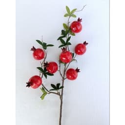 cành lựu trang trí 7 quả lớn đủ màu cắm bình decor trang trí lễ tết - Xinh Decor 4