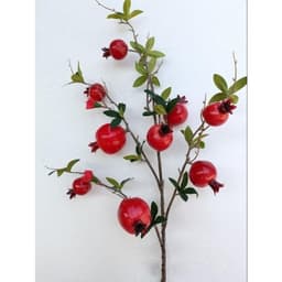 cành lựu trang trí 7 quả lớn đủ màu cắm bình decor trang trí lễ tết - Xinh Decor 7