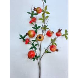 cành lựu trang trí 7 quả lớn đủ màu cắm bình decor trang trí lễ tết - Xinh Decor 5