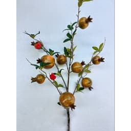 cành lựu trang trí 7 quả lớn đủ màu cắm bình decor trang trí lễ tết - Xinh Decor 6