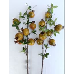 cành lựu trang trí 7 quả lớn đủ màu cắm bình decor trang trí lễ tết - Xinh Decor 2