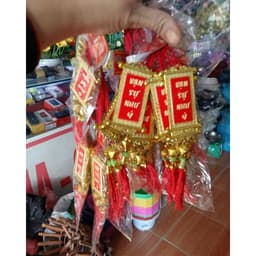 Combo 5 mẫu Khánh liễng, dây treo trang trí cây mai đào tết hàng đẹp - Xinh Decor 1