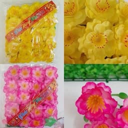 gói 40 bông Hoa Mai, Hoa Đào giả trang trí Tết, decor cây cảnh - Xinh Decor 1
