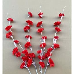 Lẻ 3 nhánh đào râu trang trí làm oản , tháp phụ kiện đẹp - Xinh Decor 3