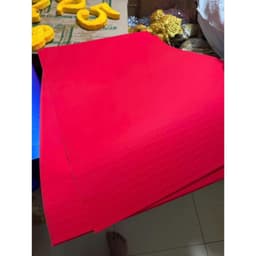 20 tờ giấy gấp quạt đỏ nhung trang trí khổ 55*80cm, giấy gập quạt có nếp gấp sẵn - Xinh Decor 7