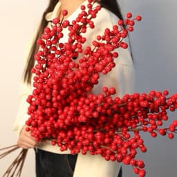 cành rẻ quạt,đào đông,cành táo đồng dài 75cm trang trí decor tết 2025 - Xinh Decor 3