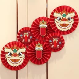 Set 6 rẻ quạt làm oản,trang trí nhà cửa, trang trí Tết siêu đẹp - Xinh Decor 3