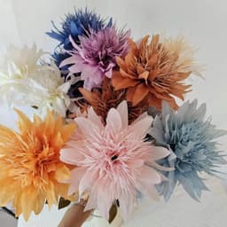 Combo 3 Đầu bông hoa Cúc Râu trang trí oản tài lộc, giỏ quà Tết, tháp bánh hàng loại 1 - Xinh Decor 4