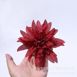 Combo 3 Đầu bông hoa Cúc Râu trang trí oản tài lộc, giỏ quà Tết, tháp bánh hàng loại 1 - Xinh Decor 6