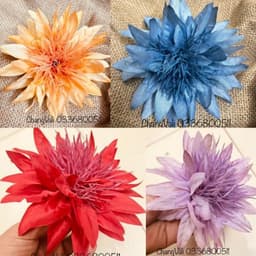 Combo 3 Đầu bông hoa Cúc Râu trang trí oản tài lộc, giỏ quà Tết, tháp bánh hàng loại 1 - Xinh Decor 2