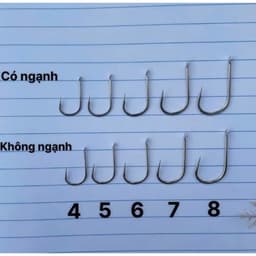 [BAO GIÁ TOÀN SÀN] Lưỡi Mỹ Nhân Ngư Giao Long, Lưỡi Câu Cá Không Ngạnh Chuyên Đánh Trắm Cỏ, Chép, Chống Oải Tốt 6